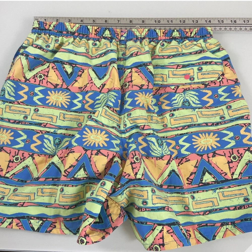 Patagonia Baggies Shorts Mens Size S High Hopes Geo Salamander Green Swim‎